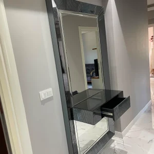 Çizgili Dokulu Modern Dikey Dresuar Takımı